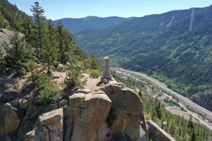 Griffin Monument over Town of Silver Plume