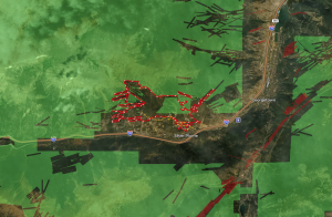 public lands adjacent to seven-thirty mines