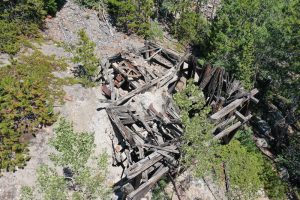 Close up Shaft over Diamond Tunnel