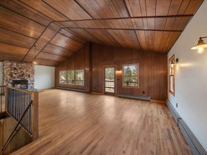 living room towards deck