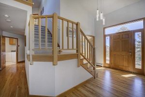 stairway and front door