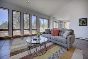 living room towards dining room
