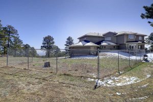 exterior view back of home