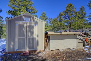 shed and wood shed