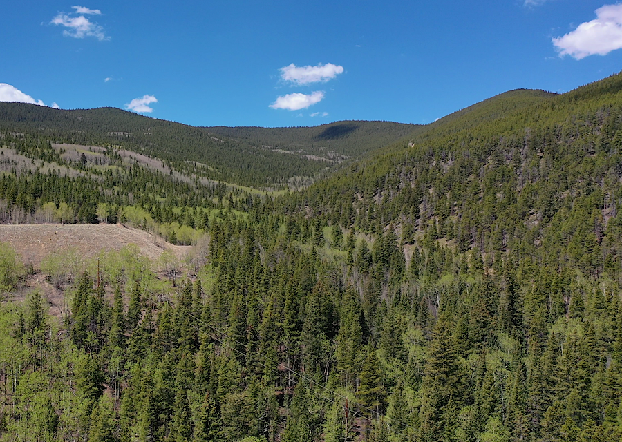 View of Rustler MS view of the creek parcel