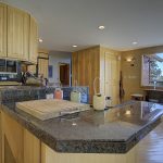 kitchen counter view thru window