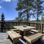 picnic table deck