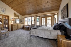 primary bedroom out windows