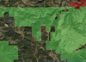 boundary with public lands map surrounding