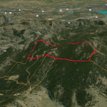 3D view towards NE