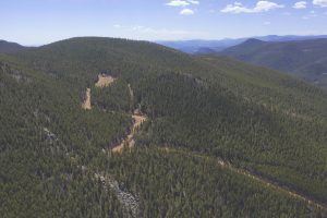 aerial view of property