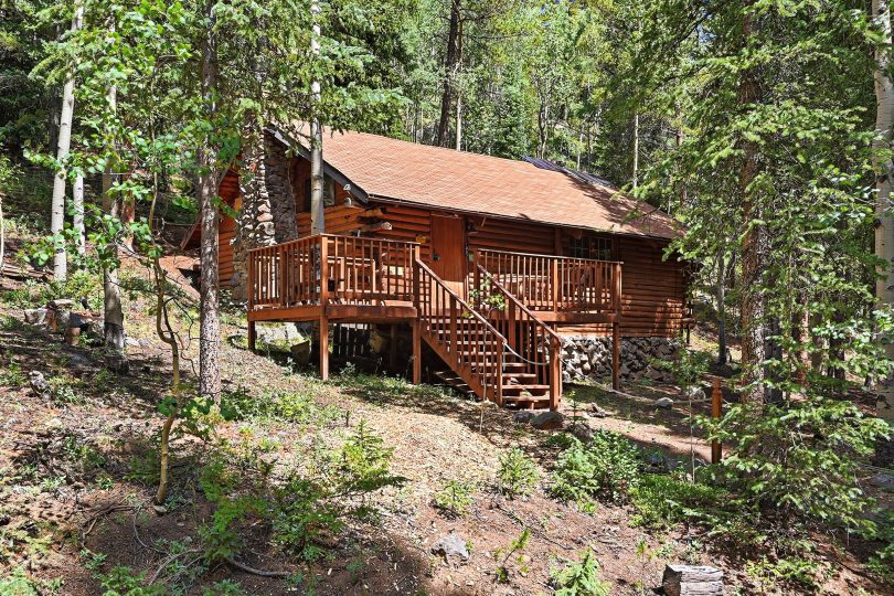 cabin in the woods angled