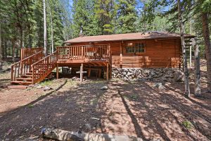 front of cabin